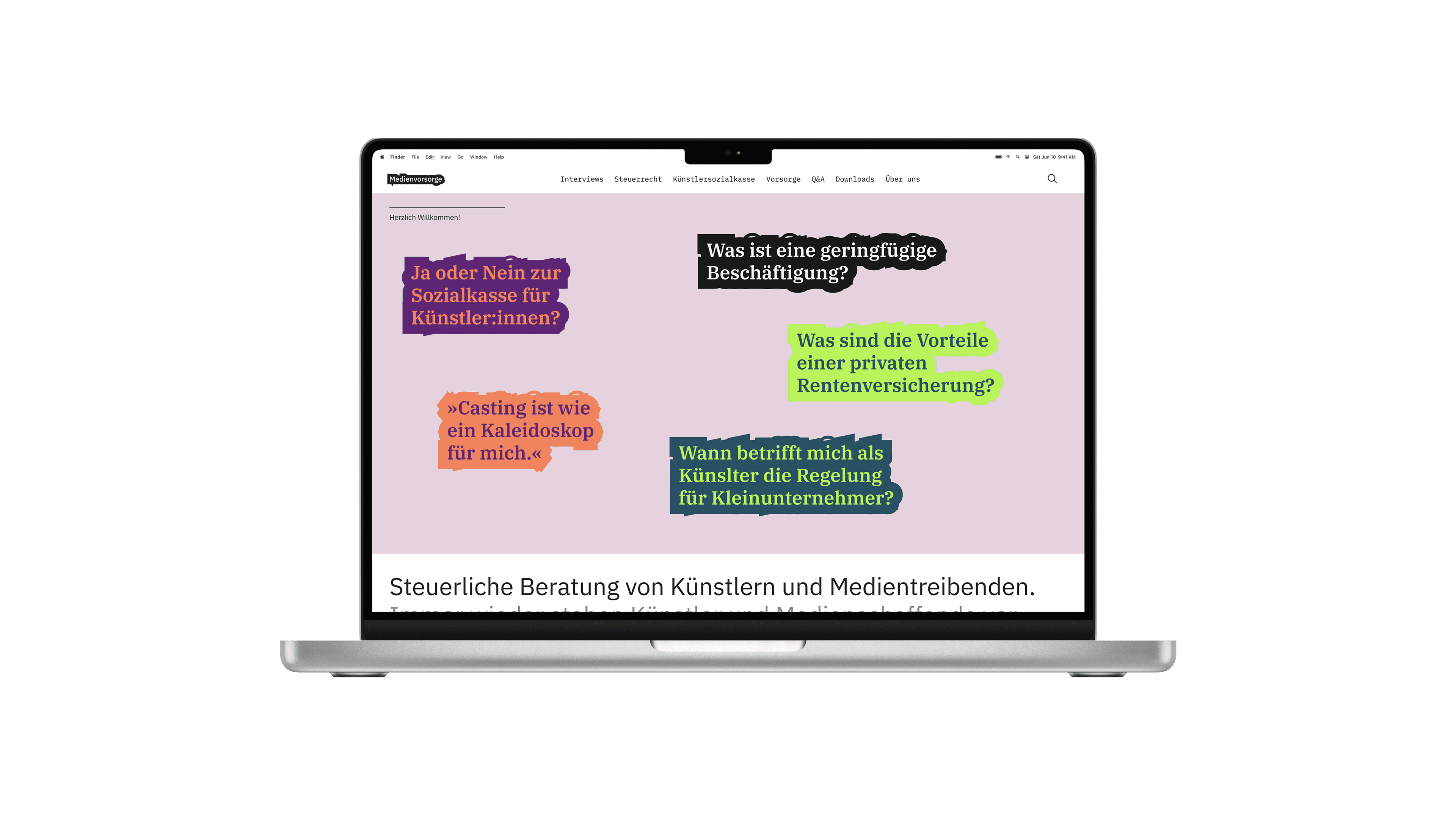 Project image for Medienvorsorge.de